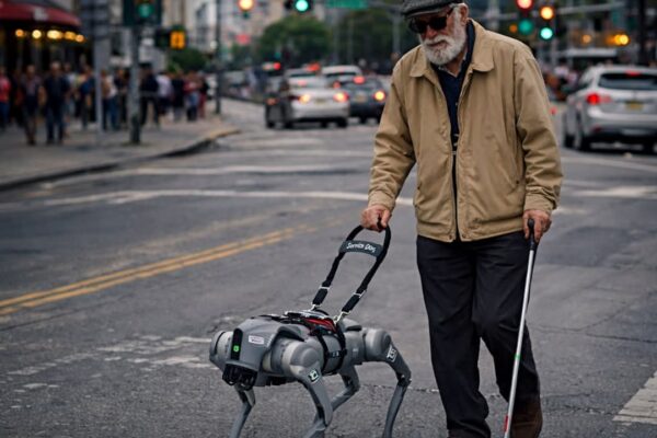 AI-Powered Robotic Guide Dog Uses Voice to Guide Visually Impaired Users in Real Time