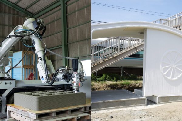 Industrial Robots Build the World’s First 3D Printed Railway Station in Japan in just 6 hours