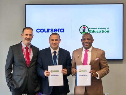 ‎FG partners Coursera to offer Free AI Training to 36000 Nigerian youths