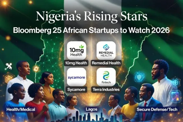 4 Nigerian Startups Feature In Bloomberg’s Prestigious ’25 African Startups to Watch in 2026