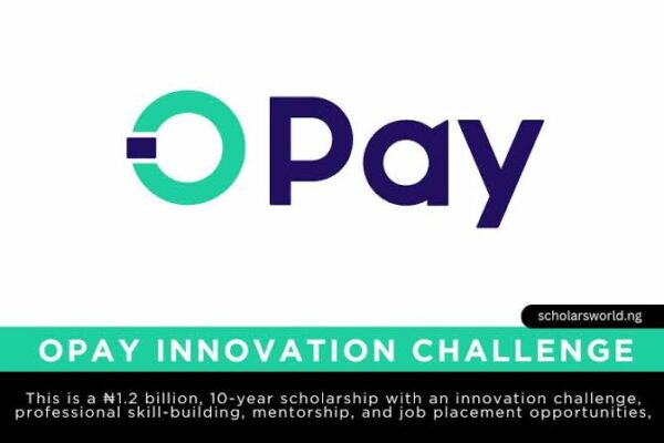 ‎OPay open Applications for ₦1.2 Billion Scholarship Innovation Programme