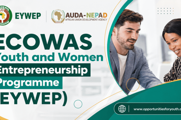 ‎ECOWAS Youth Entrepreneurship Programme (EYEP) 2026 With up to $15,000 in Grants for Young Entrepreneurs across Africa