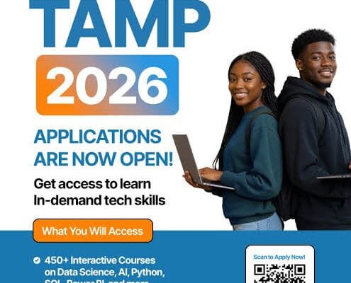 ‎Applications Open for TechUp Africa 2026 with Free Data Camp Tech Skills Scholarship