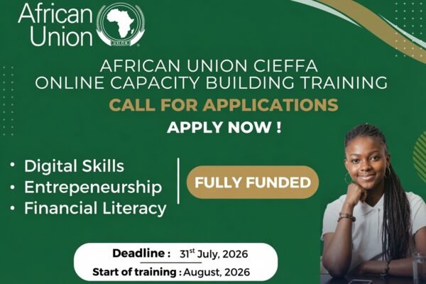 African Union CIEFFA 2026 Online Capacity Building Training in Digital Skills, STEAM, Financial Literacy, and Entrepreneurship