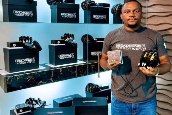 STAR ⭐ Nigerian Inventor Develops a Robotic Glove to Help Stroke Patients Regain Hand Mobility