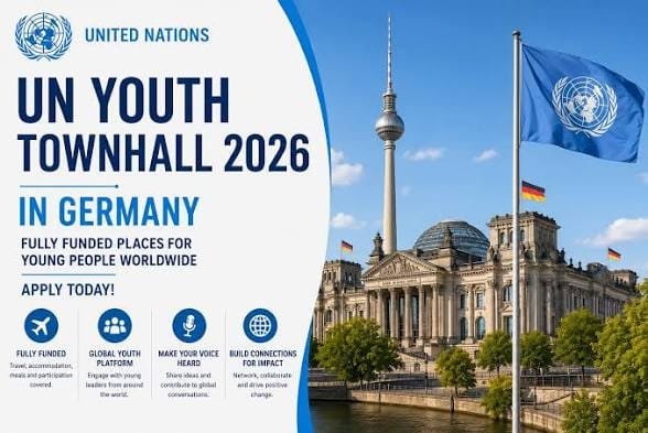 UN Youth Townhall 2026 in Germany (Fully Funded) 1000 Seats