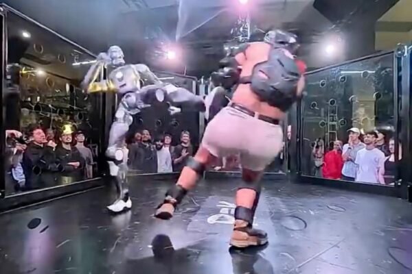 California Officials Pull Plug on Human-versus-Robot Cage Matches after Unsanctioned Bout that went Viral (Video)