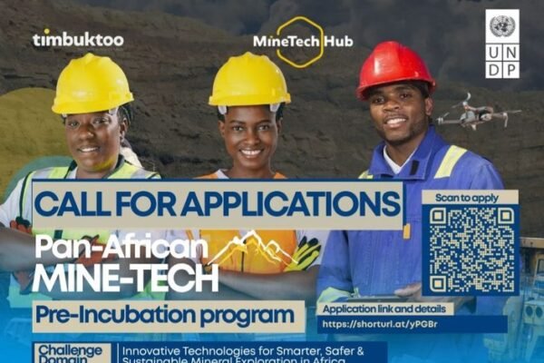 Call for Applications: UNDP Africa Pan-African MineTech Exploration Technology Pre-Incubation Programme 2027