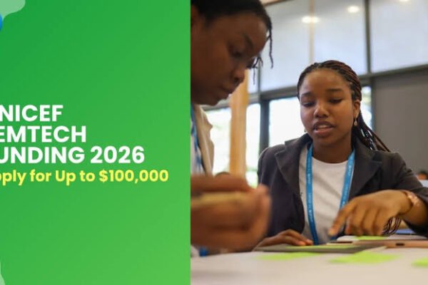 ‎Call for Applications: UNICEF Venture Funding Opportunity for Femtech Solutions 2026 | Up to US$100,000