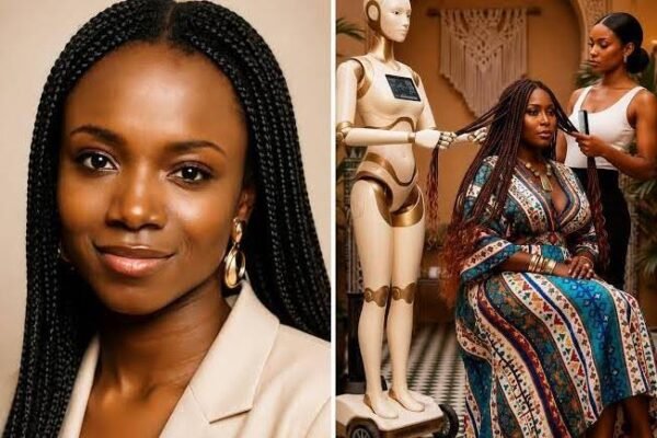 ‎Nigerian-American Founder Yinka Ogunbiyi unveils HaloBraid, the World’s 1st Hair-Braiding Robot that Braids Hair 5x Faster (Video)