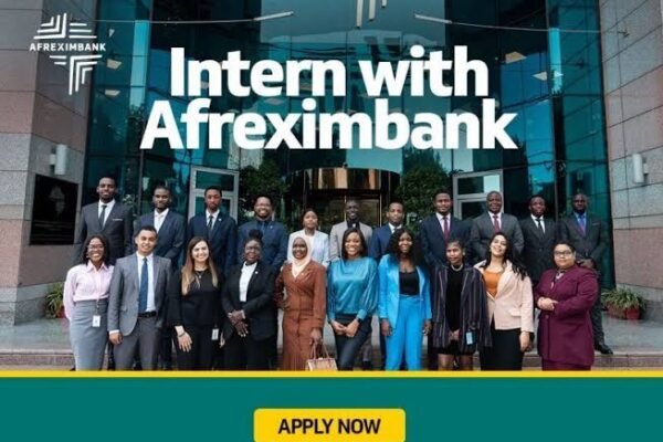 Call for Applications: Afreximbank Internship Program 2027/2028 – (Monthly Tax-Free Stipend of $1,000)